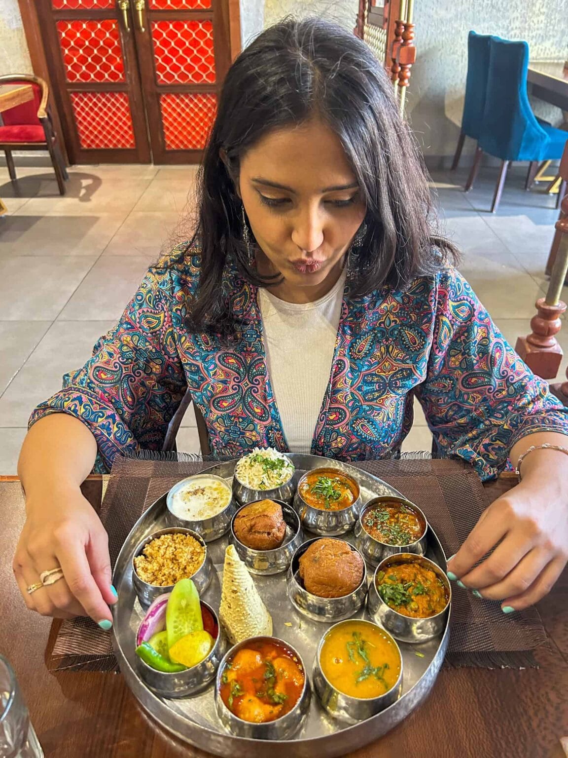 rajasthani thali, authentic rajasthani food, jaipur, must try when looking for what to eat in rajasthan