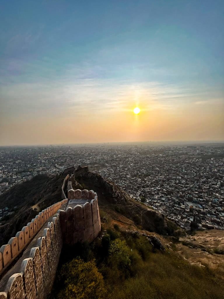 Best Sunset in Jaipur - Nahargarh Fort View