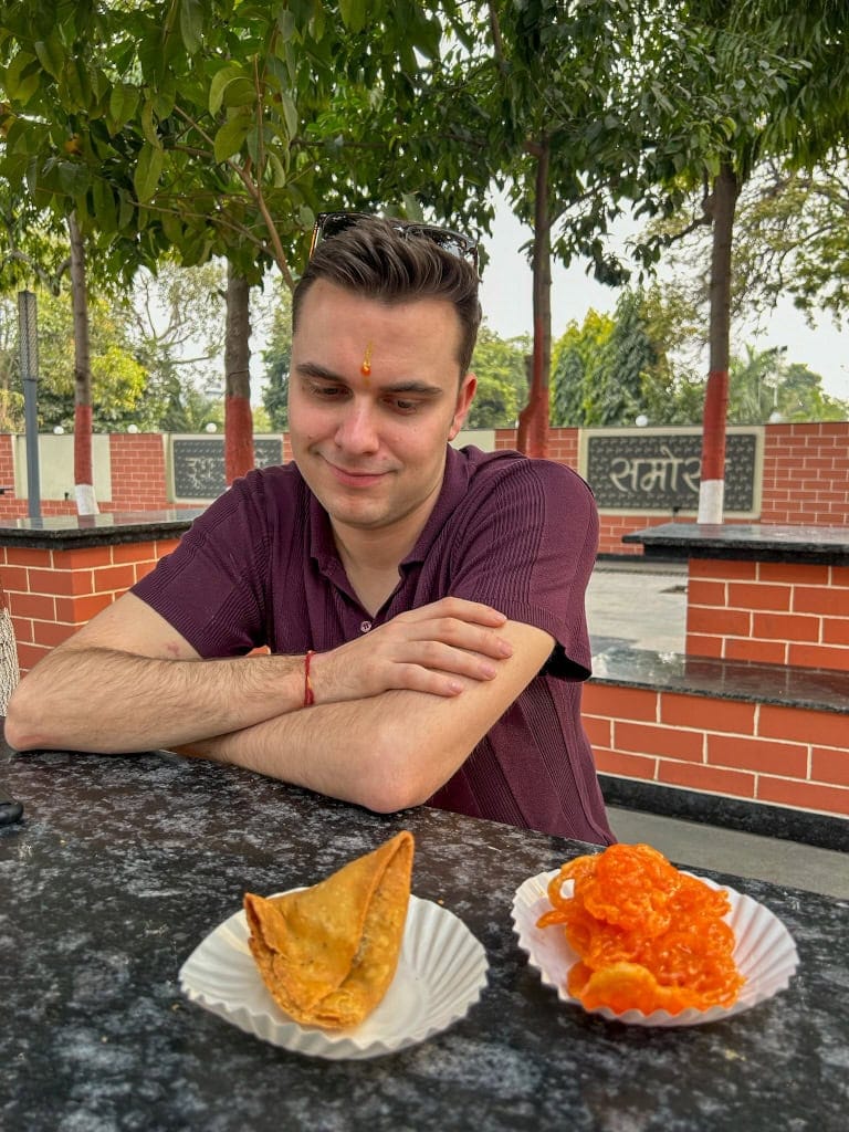 Jaipue Street Food - Samosa and Jalebi
