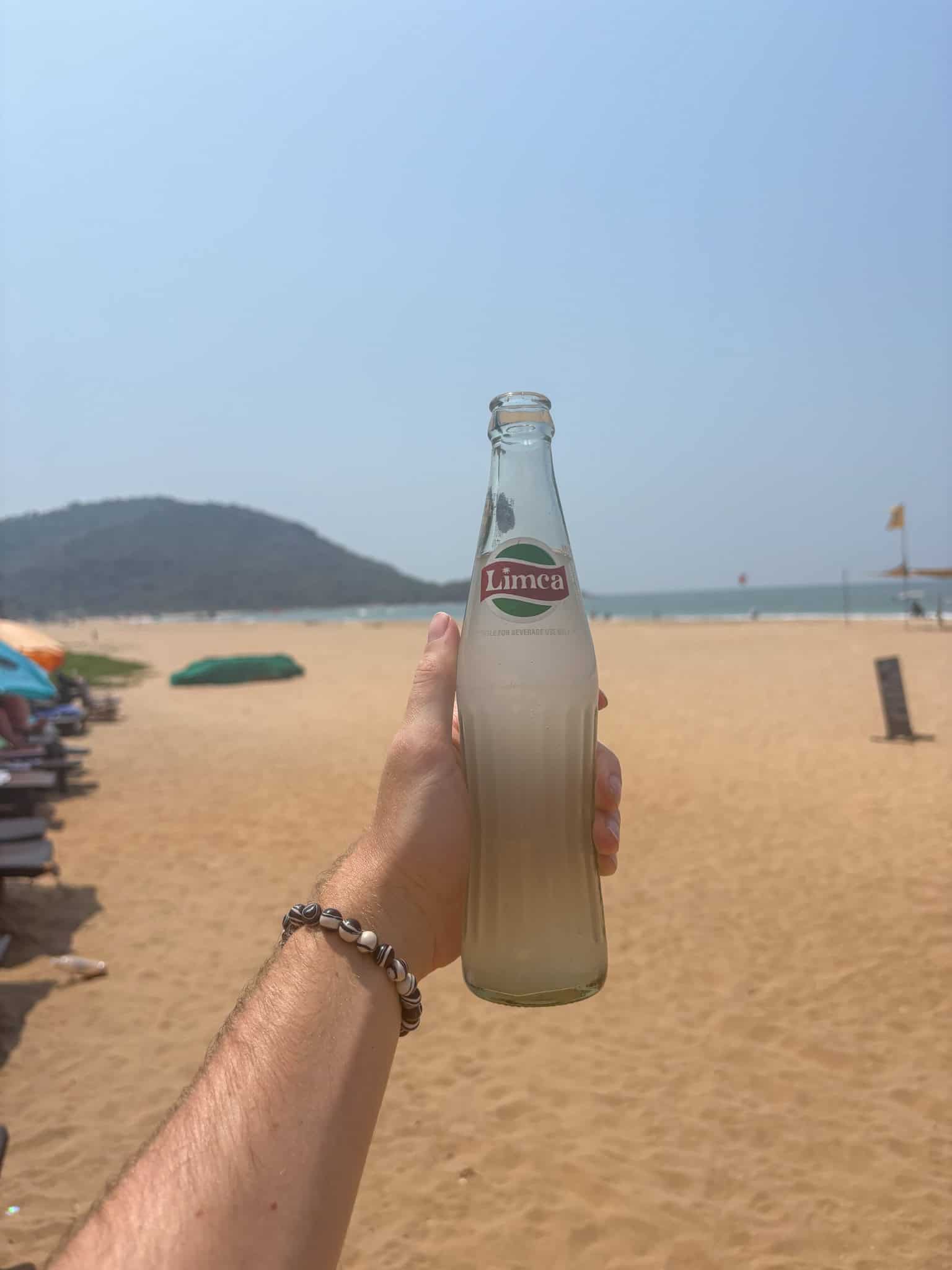Limca drink in Goa, India
