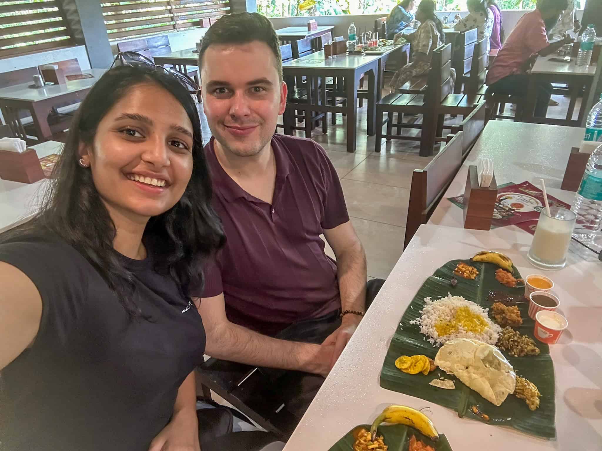 Sadhya lucnh Kerala Munnar