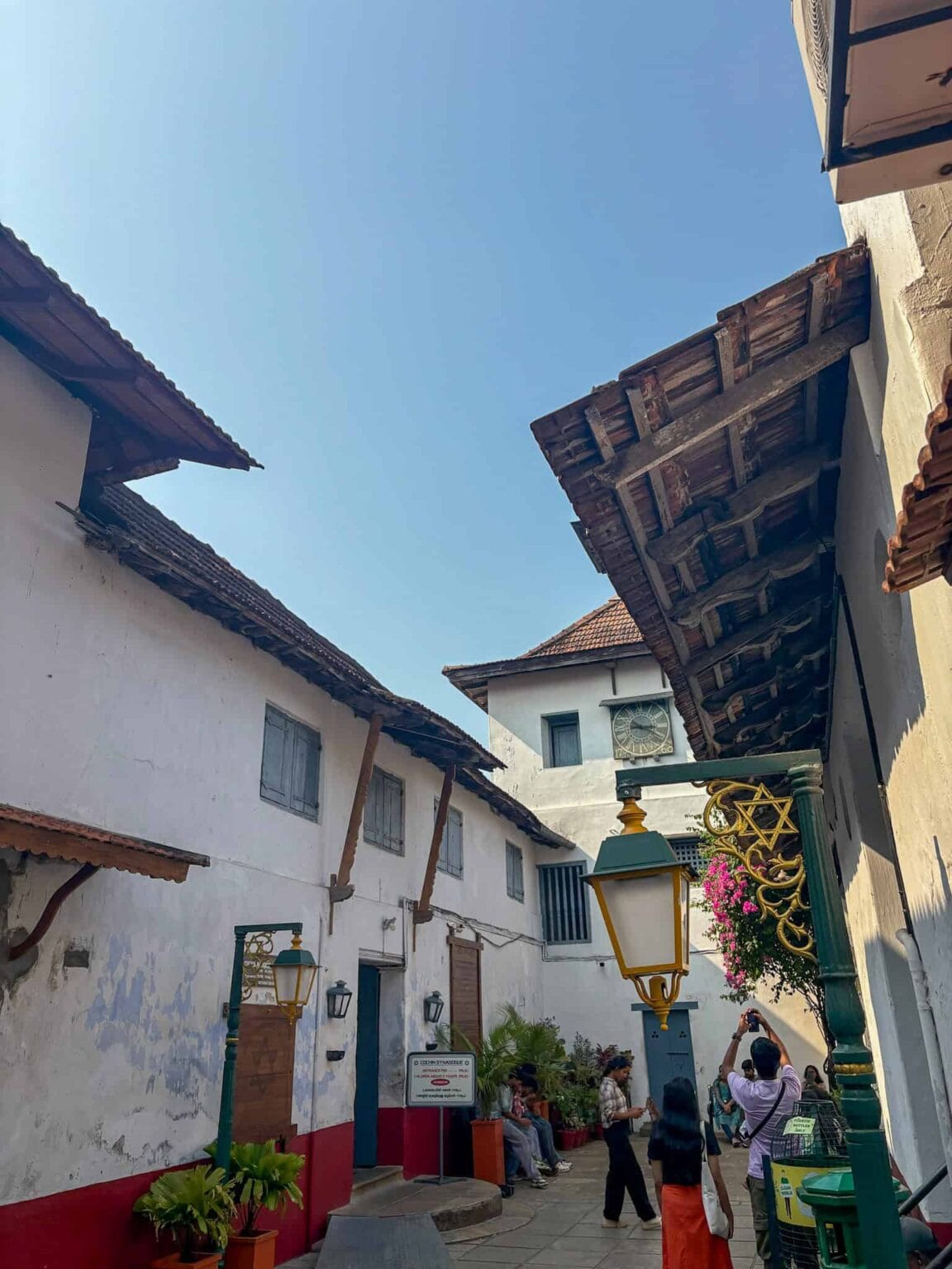 Jew town in Fort Kochi street