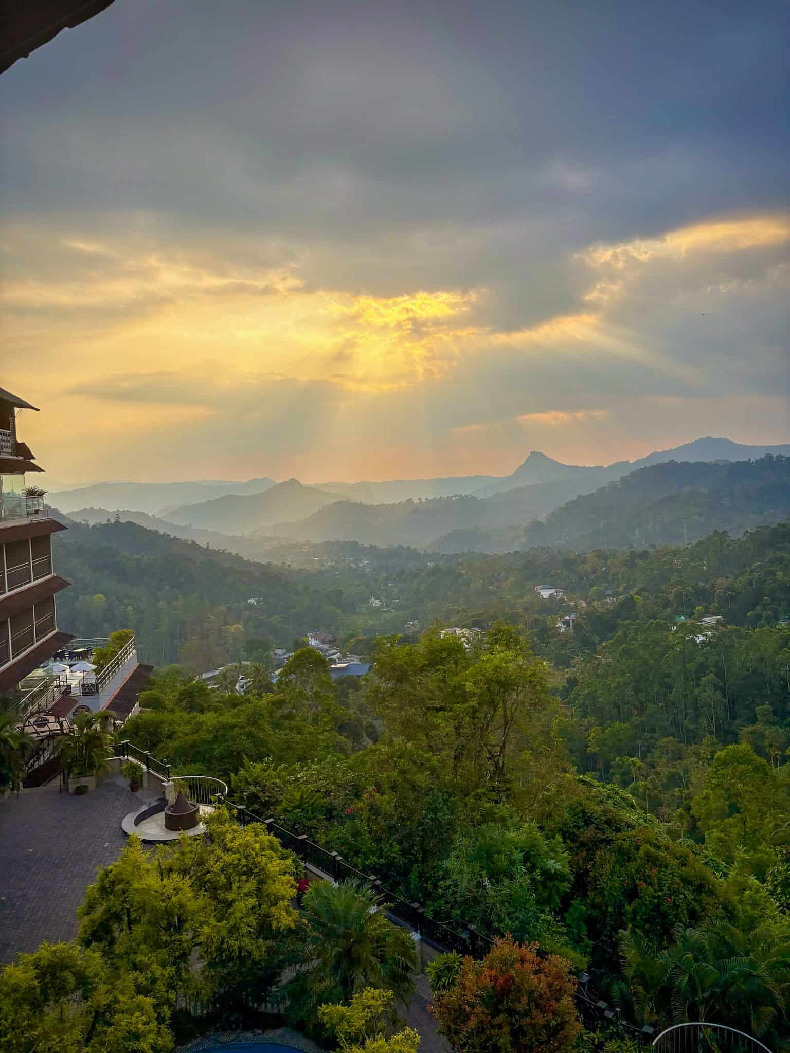 Munnar Hotel Views Sunset