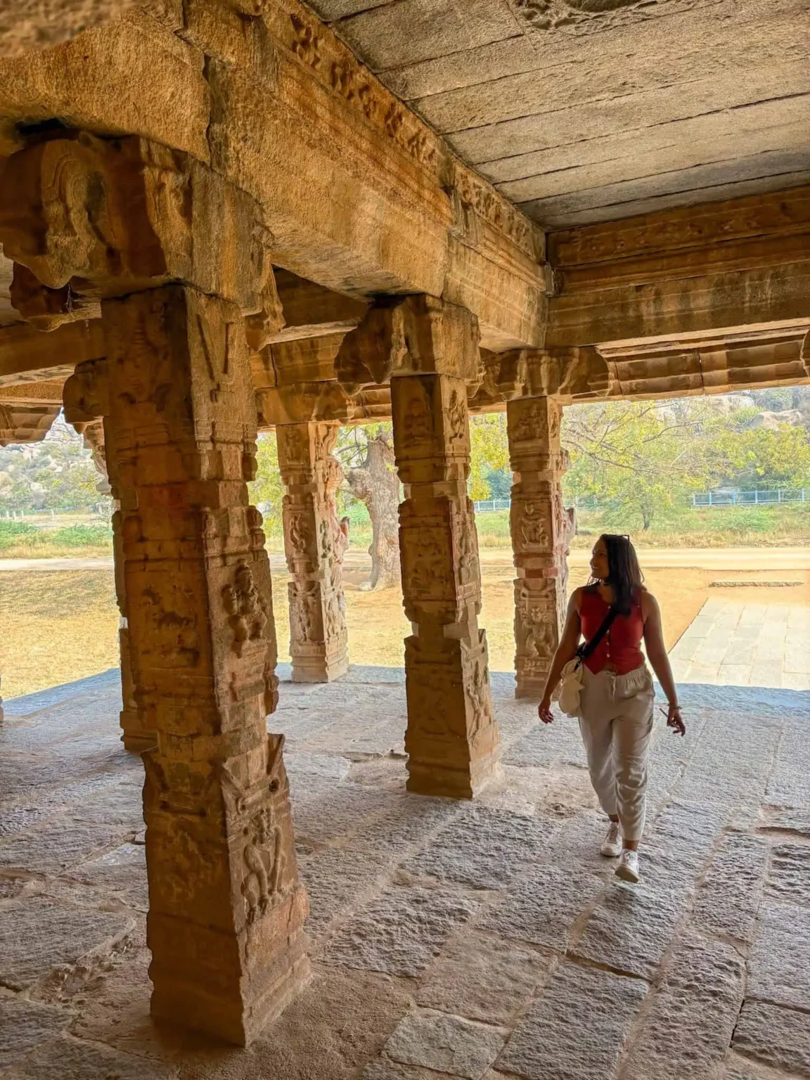 hampi itinerary day 1 - gajjala mantapa