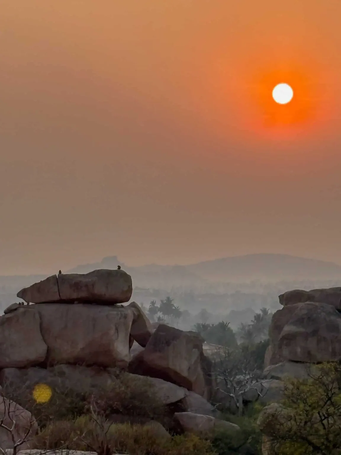 Hampi itinerary best sunset location