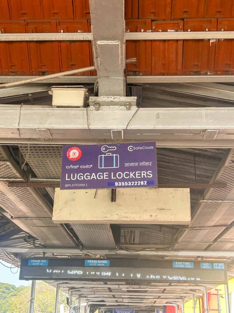 Luggage storage at Mysore Junction Station for day trip