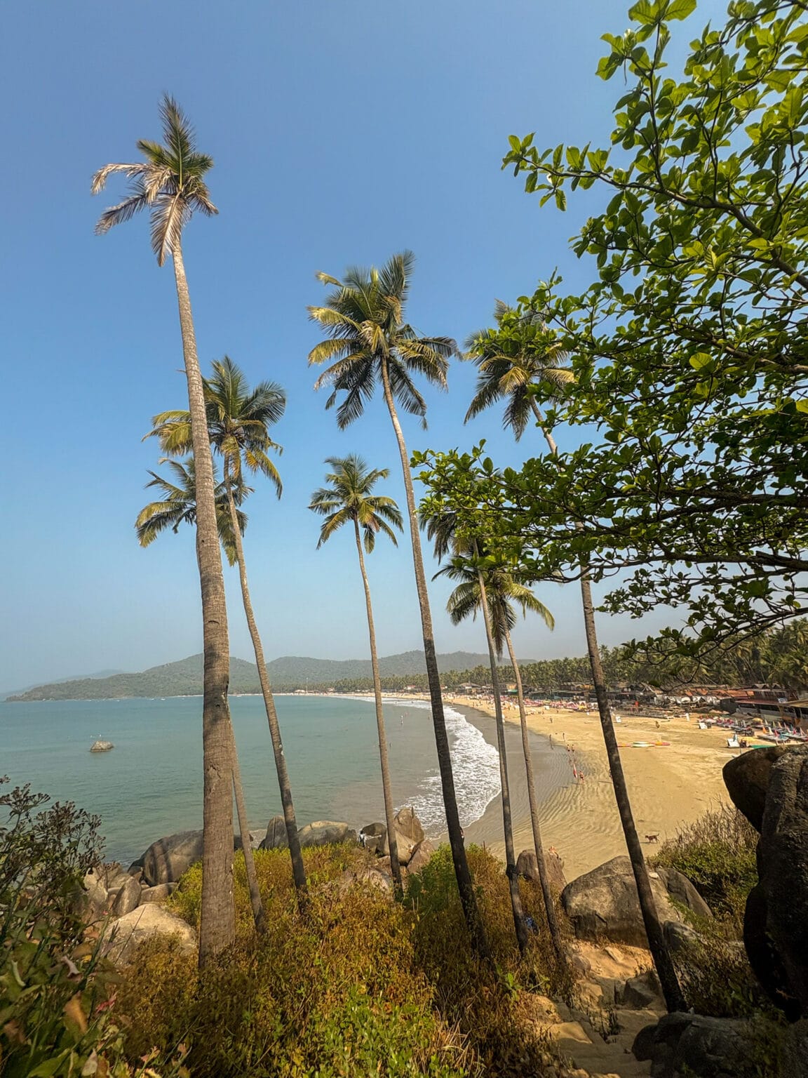 Palolem Beach Goa view