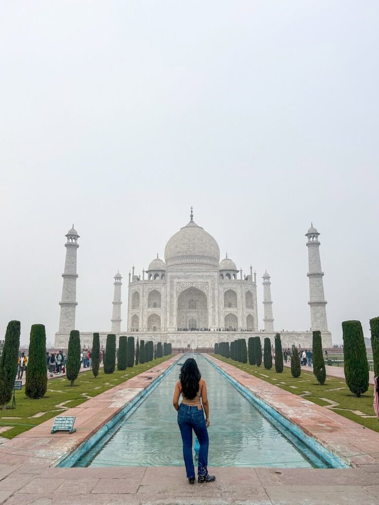 why nris and indians should see india - view of taj mahal agra