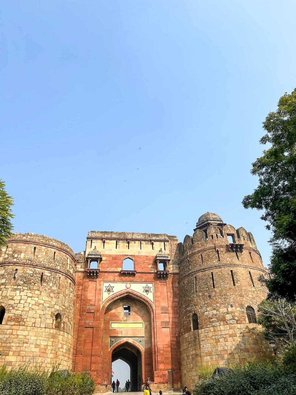 Purana Quilla enterance in Delhi