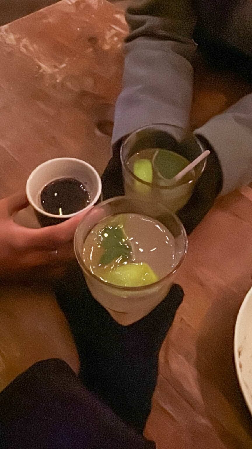 delicious hot gin tonic zurich christmas market