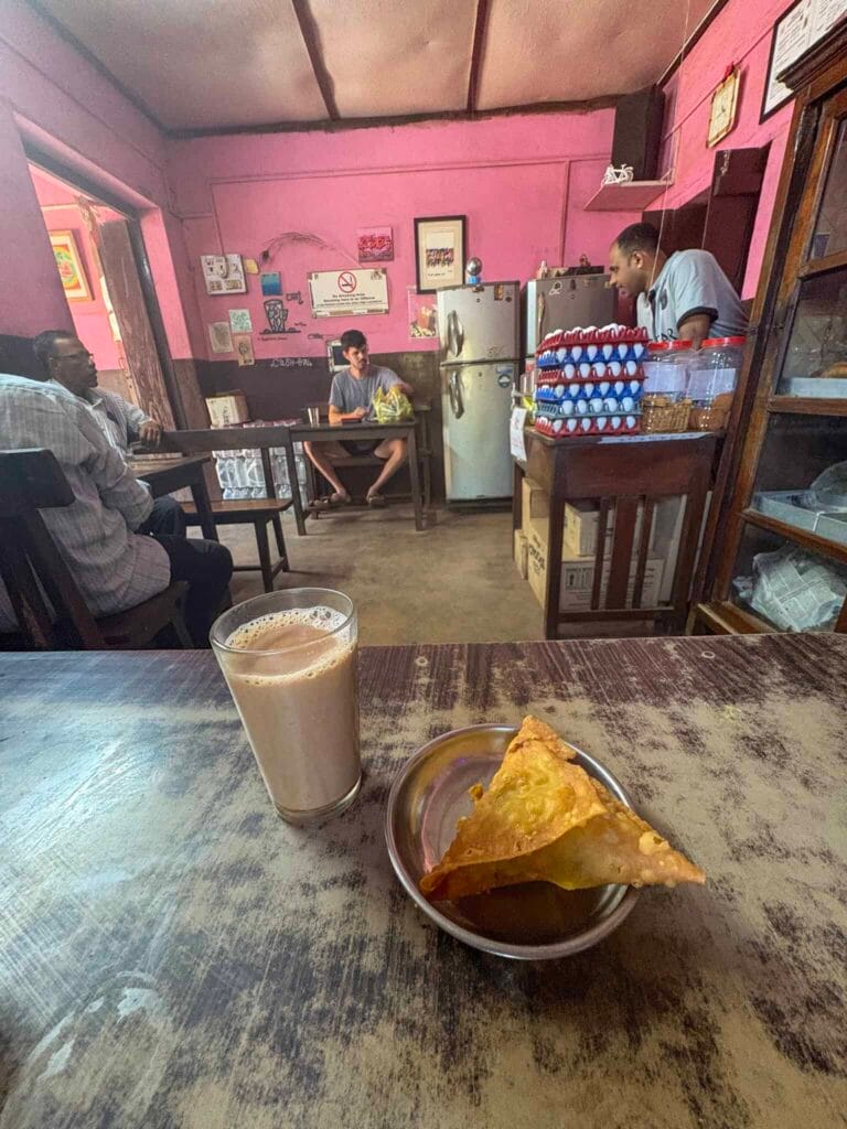 Best chai cafe in South Goa - Patnem Chai Shop. Enjoy Masala Chai and Samosa